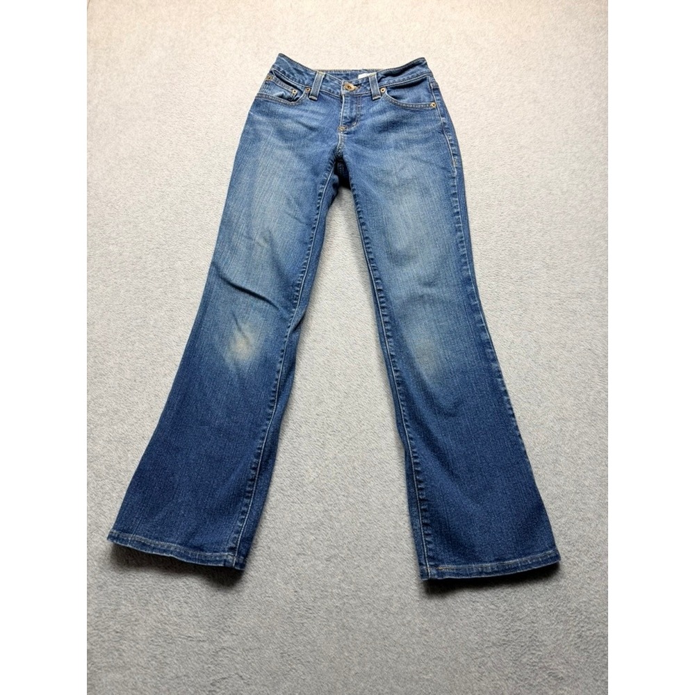 Vintage Dkny Jeans Curvy Bootcut Jeans Womens 25/C Medium Wash Denim Blue Pants